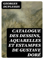 Catalogue des dessins, aquarelles et estampes de Gustave Doré