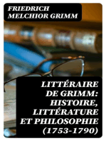 Littéraire de Grimm: histoire, littérature et philosophie (1753-1790)