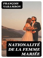 Nationalité de la femme mariée