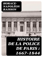 Histoire de la police de Paris : 1667-1844