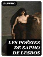 Les poésies de Sapho de Lesbos