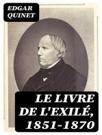 Le livre de l'exilé, 1851-1870