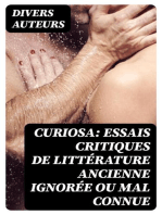 Curiosa: Essais critiques de littérature ancienne ignorée ou mal connue