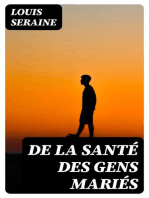 De la Santé des gens mariés: Physiologie de la génération de l'homme et hygiène philosophique du mariage