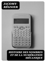 Histoire des nombres et de la numération mécanique