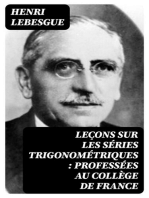 Leçons sur les séries trigonométriques : professées au Collège de France