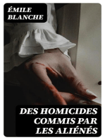 Des homicides commis par les aliénés