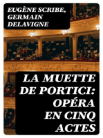 La Muette de Portici: Opéra en cinq actes