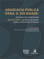 Advocacia pública para a sociedade: estudos em homenagem aos 56 anos da Procuradoria Geral do Estado da Bahia