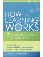 How Learning Works: Seven Research-Based Principles for Smart Teaching