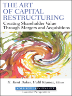 The Art of Capital Restructuring: Creating Shareholder Value through Mergers and Acquisitions