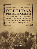 Rupturas presidenciales