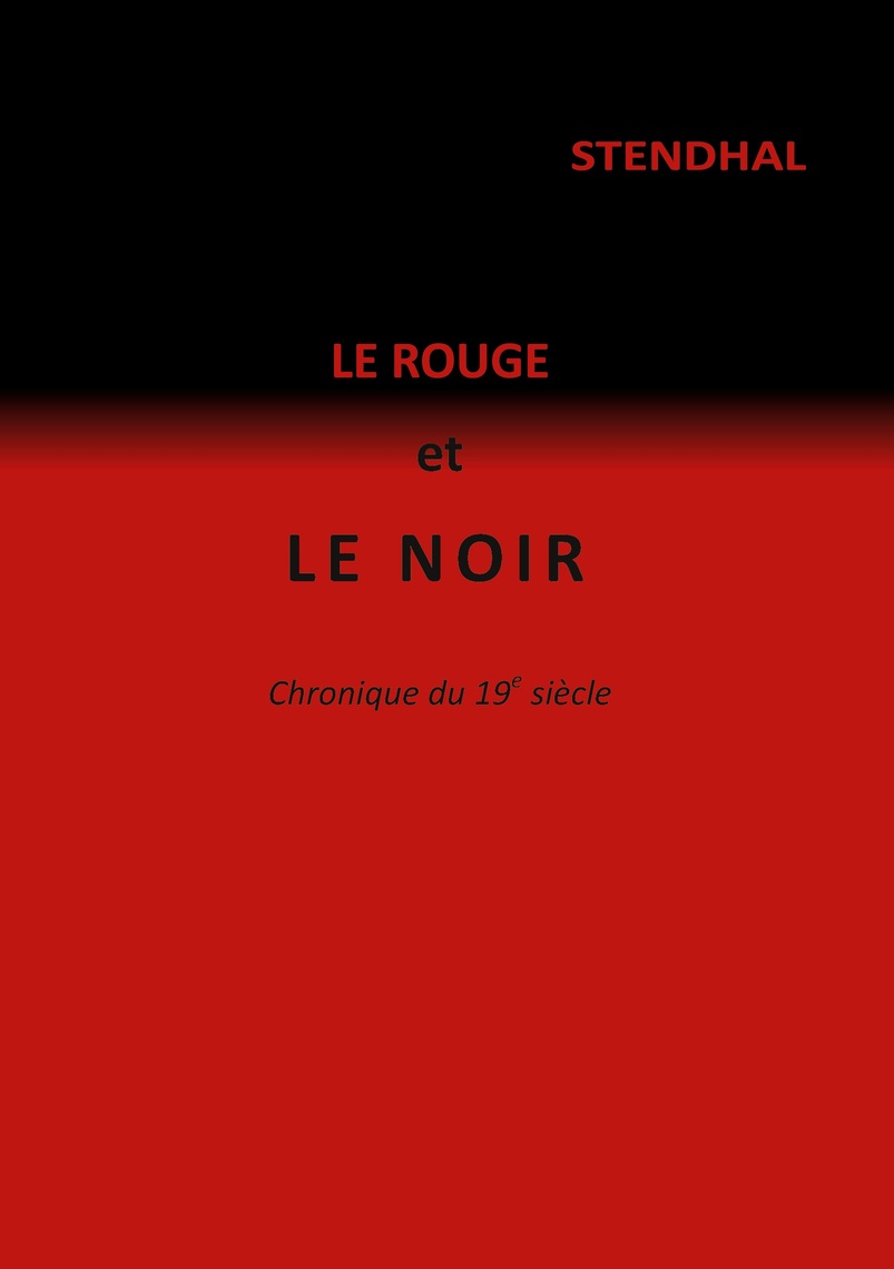 Le Rouge Et Le Noir De Henri Stendhal Livre Electronique Scribd