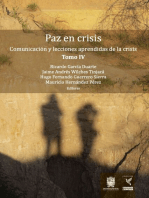 Comunicación y lecciones aprendidas de la crisis