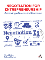 Negotiation for Entrepreneurship: Achieving a Successful Outcome
