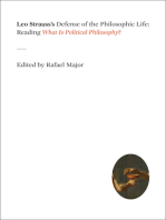 Leo Strauss's Defense of the Philosophic Life: Reading "What Is Political Philosophy?"