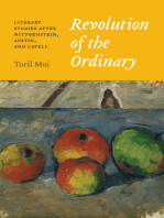 Revolution of the Ordinary: Literary Studies after Wittgenstein, Austin, and Cavell