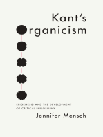 Kant's Organicism: Epigenesis and the Development of Critical Philosophy