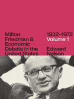 Milton Friedman & Economic Debate in the United States, 1932–1972