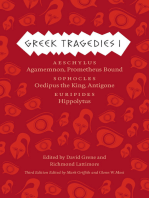 Greek Tragedies I: Aeschylus: Agamemnon, Prometheus Bound; Sophocles: Oedipus the King, Antigone; Euripides: Hippolytus
