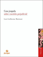 Cosa juzgada sobre cuestión prejudicial