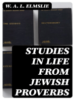 Studies in Life from Jewish Proverbs