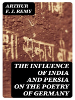 The Influence of India and Persia on the Poetry of Germany