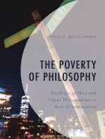 The Poverty of Philosophy: Readings in Non and Other Philosophies or Arts of Immanence