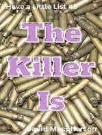 The Killer Is: I Have a Little List, #5