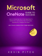 Microsoft OneNote Guide to Success: Learn In A Guided Way How To Take Digital Notes To Optimize Your Understanding, Tasks, And Projects, Surprising Your Colleagues And Clients: Career Elevator, #8