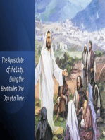 The Apostolate of the Laity. Living the Beatitudes One Day at a Time