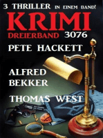 Krimi Dreierband 3076 - 3 Thriller in einem Band