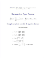 Complementi ed esercizi di Algebra lineare