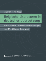 Belgische Literaturen in deutscher Übersetzung: Kulturelle und historische Verflechtungen von 1945 bis zur Gegenwart