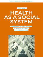 Health as a Social System: Luhmann's Theory Applied to Health Systems. An Introduction