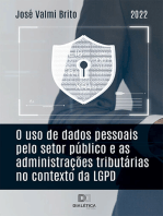 O uso de dados pessoais pelo setor público e as administrações tributárias no contexto da LGPD