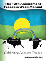 The 13Th Amendment Freedom Week Manual