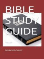 BIBLE STUDY GUIDE: THEOLOGY