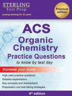 ACS Organic Chemistry: ACS Examination in Organic Chemistry, Practice Questions