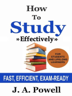 How to Study Effectively - FAST, EFFICIENT, EXAM-READY: NUGGETS OF KNOWLEDGE, #5