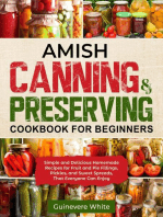 Amish Canning & Preserving Cookbook for Beginners