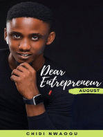 Dear Entrepreneur: August