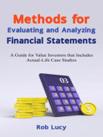 Methods for Evaluating and Analyzing Financial Statements : A Guide for Value Investors that Includes Actual-Life Case Studies