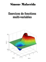 Exercices de fonctions multi-variables