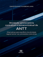 Atividade sancionatória contratual e extracontratual da ANTT