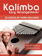 Kalimba Easy Arrangements - 24 Songs by Hank Williams