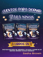 Cuentos para dormir para niños: 3 libros en 1: Cuentos de animales, Colección de valores