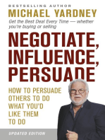 Negotiate, Influence, Persuade