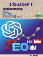 ChatGPT Content Creation