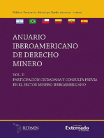 Anuario Iberoamericano en Derecho Minero, Participación Ciudadana en el Sector Minero Iberoamericano Volumen II